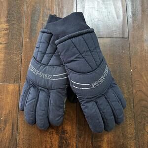 Vintage Gore-Tex Thinsulate Blue Snow Gloves Ski Gear Ladies Size Medium